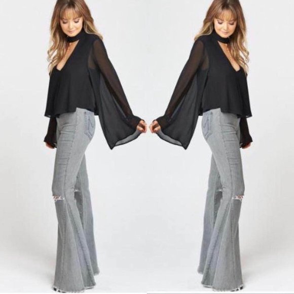 Show Me Your MuMu Bell Bottom Denim - Picture 3 of 4